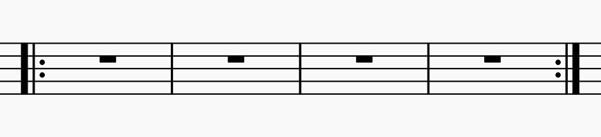 Simple repeat section