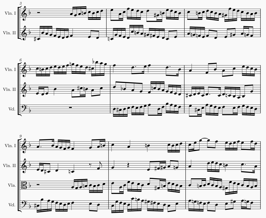 Hiding empty staves